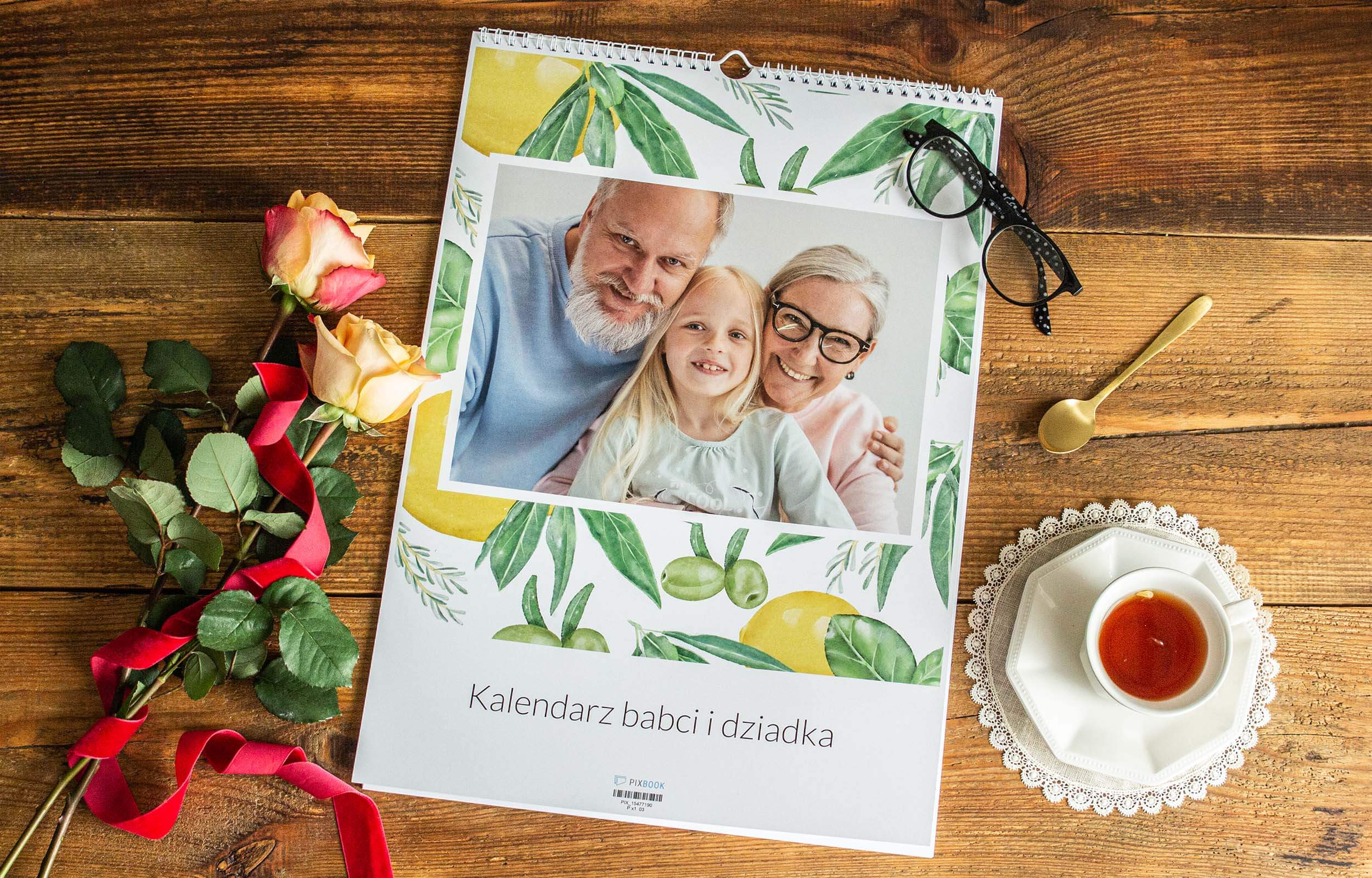kalendarz ze zdjęciami wnuków