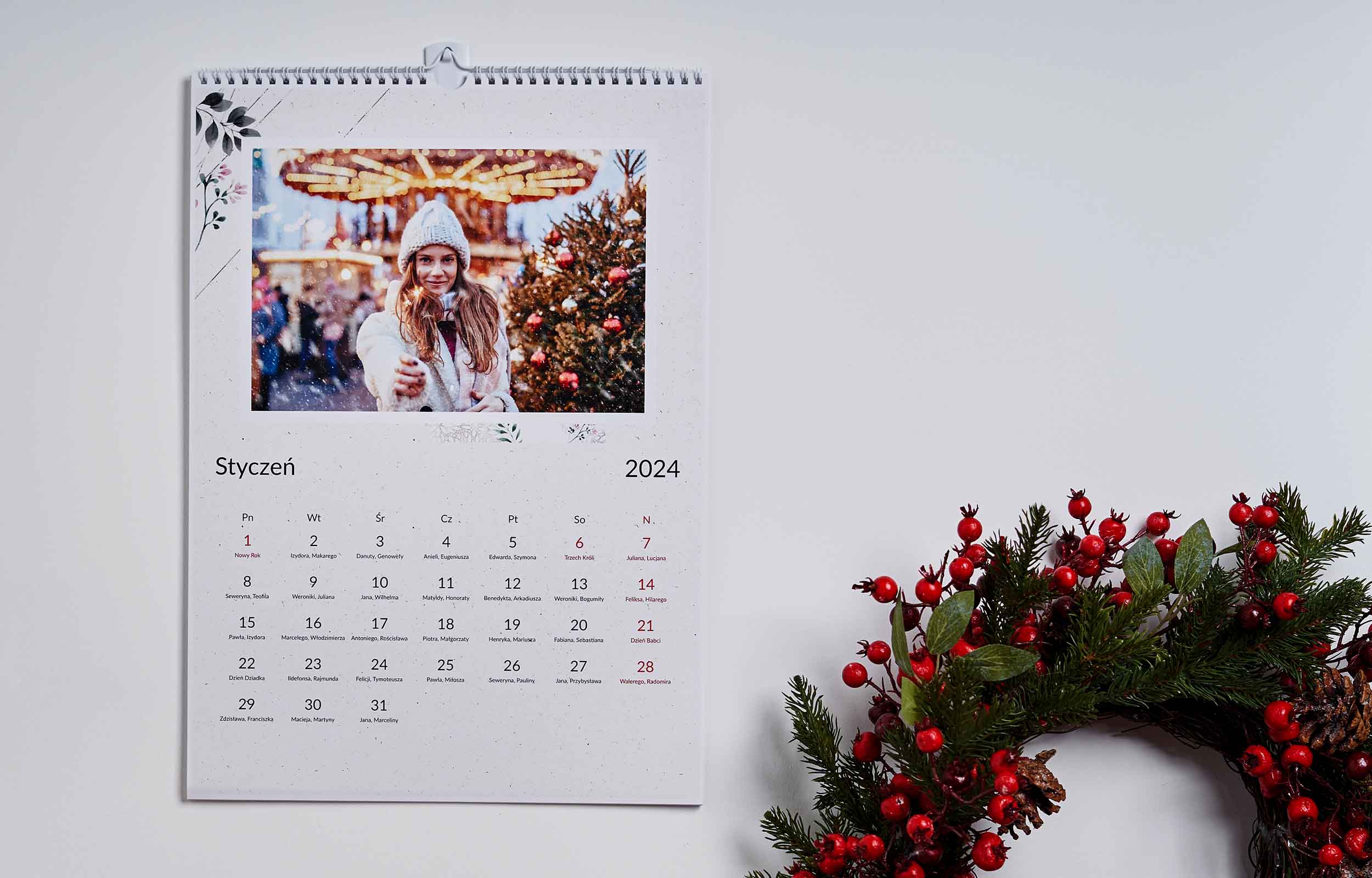 fotokalendarz ze zdjec na nowy rok