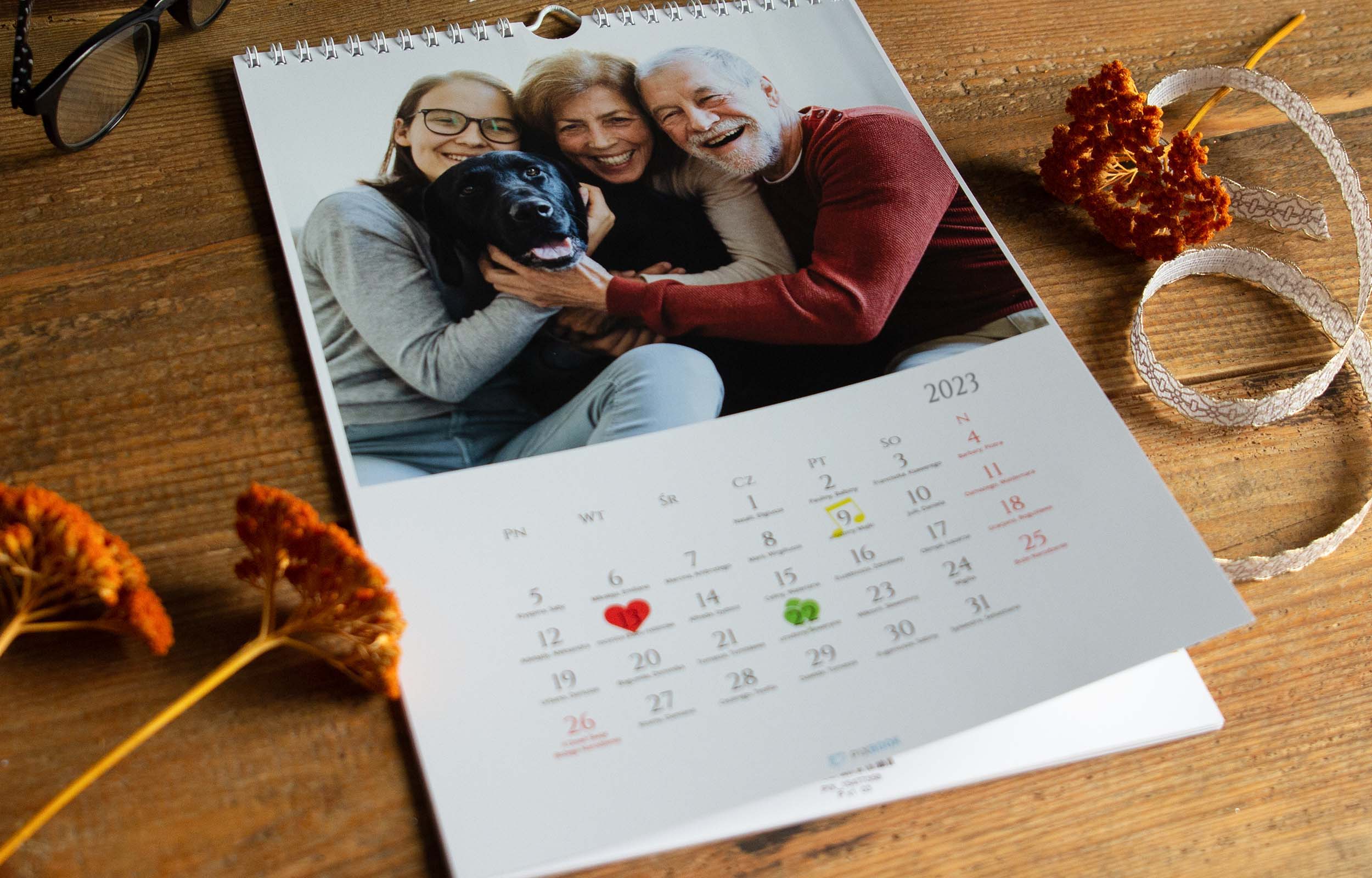 kalendarz dla babci i dziadka