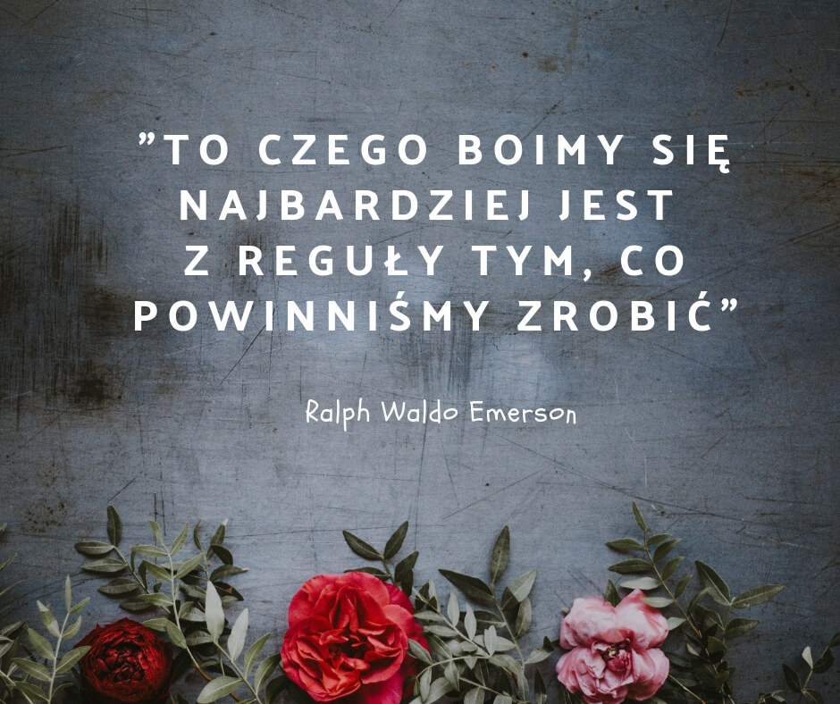 motywacyjne hasło ralph waldo