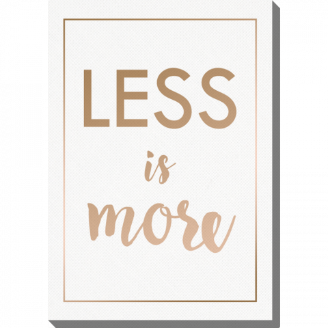 Less More Gold